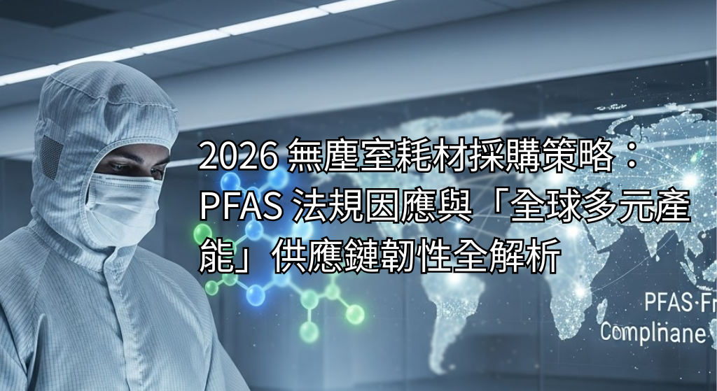 2026 無塵室耗材與全球供應鏈策略示意圖